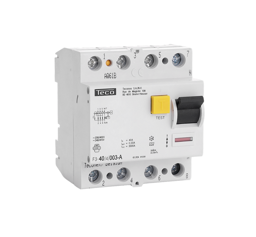 Inter-différentiel TC 4P 63A 30mA type A