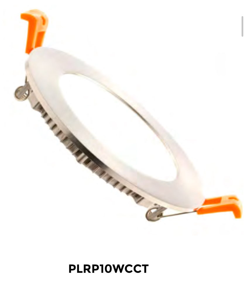 Dalle led cct inox 10w 220v 1000LU DI120x22mm alu+pc osram