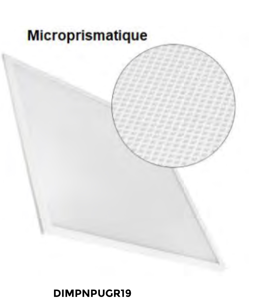 Dalle led  dimmable 40w  220v 4800LU 595X595mmh30mm acier+pc philips