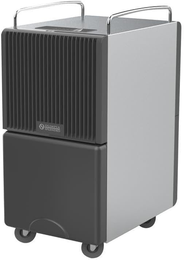 [8021183021066] Seccoprof 30 P, Déshumidificateur pour Grands Espaces de 30 litres/24h, Capacité réservoir 8 litres, Corps en acier inoxydable Olimpia Splendid 02106 
